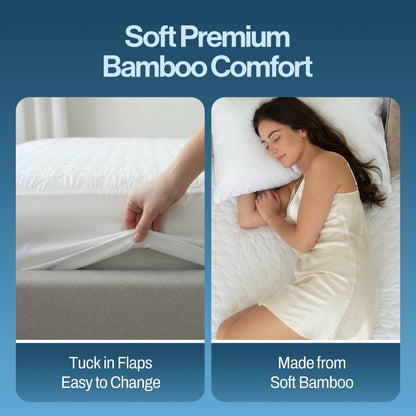 Soft premium bamboo comfort: made from soft bamboo, with easy-change tuck-in flaps