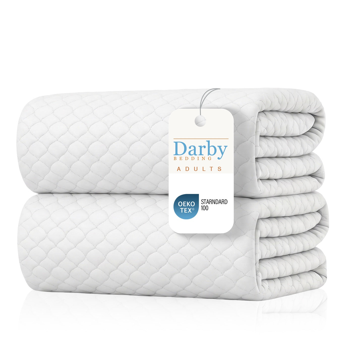 Darby Bedding mattress protector in its packaging