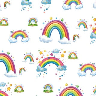 Rainbow design swatch